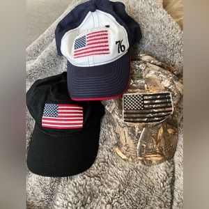 USA Flag Hat Set